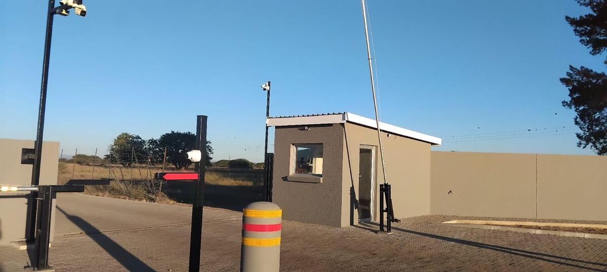 Bio-security entrance guard house built by BAWE at Marlo Boerdery